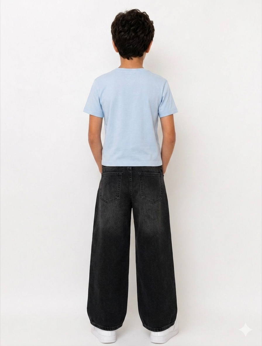 Casual Streetwear Wide-Leg Denim pants