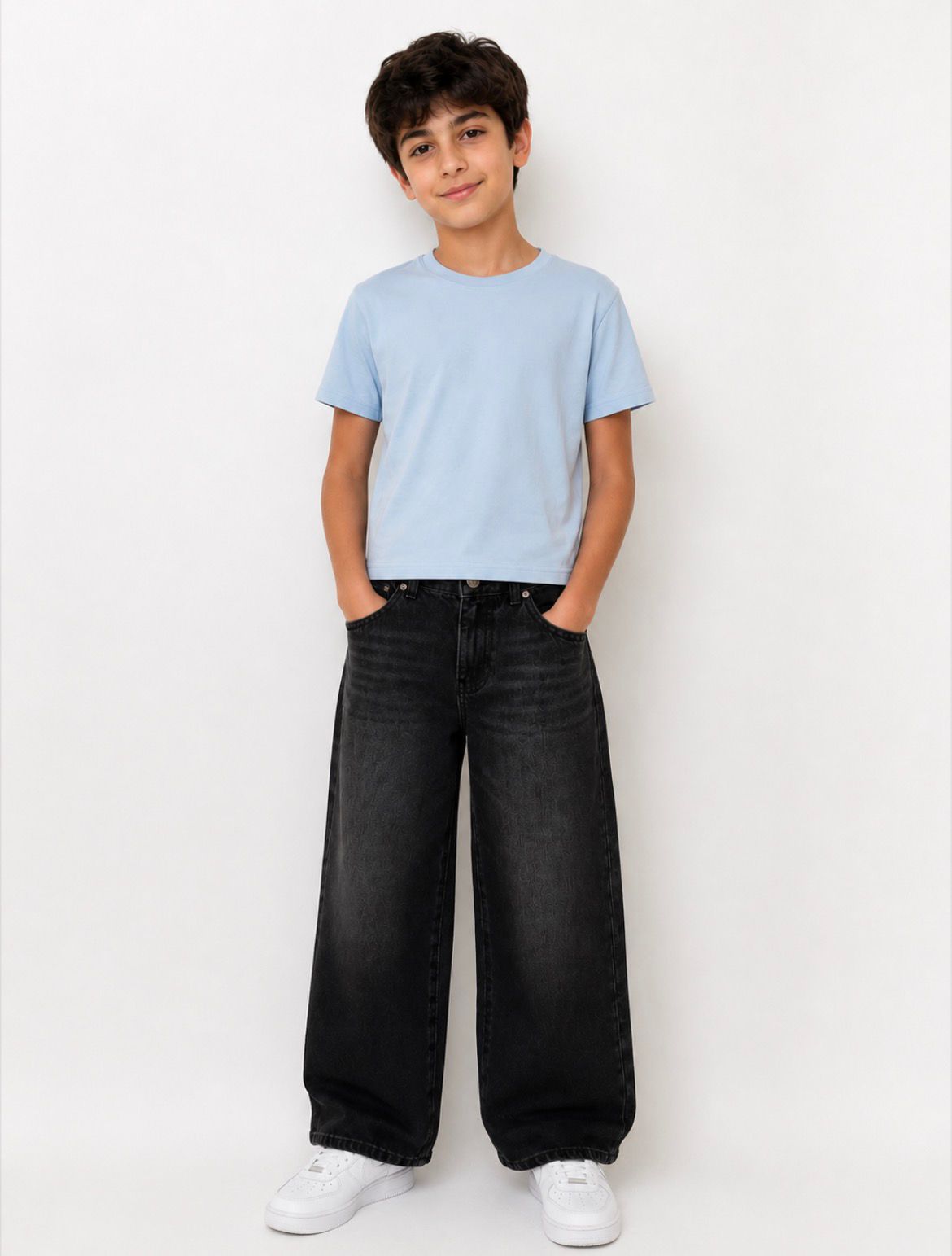 Casual Streetwear Wide-Leg Denim pants