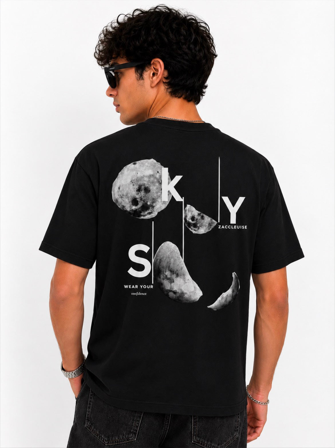 Zaccleuise Lunar Sky  T-Shirt